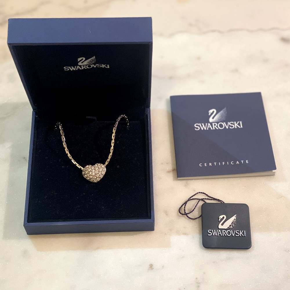 Swarovski heart necklace